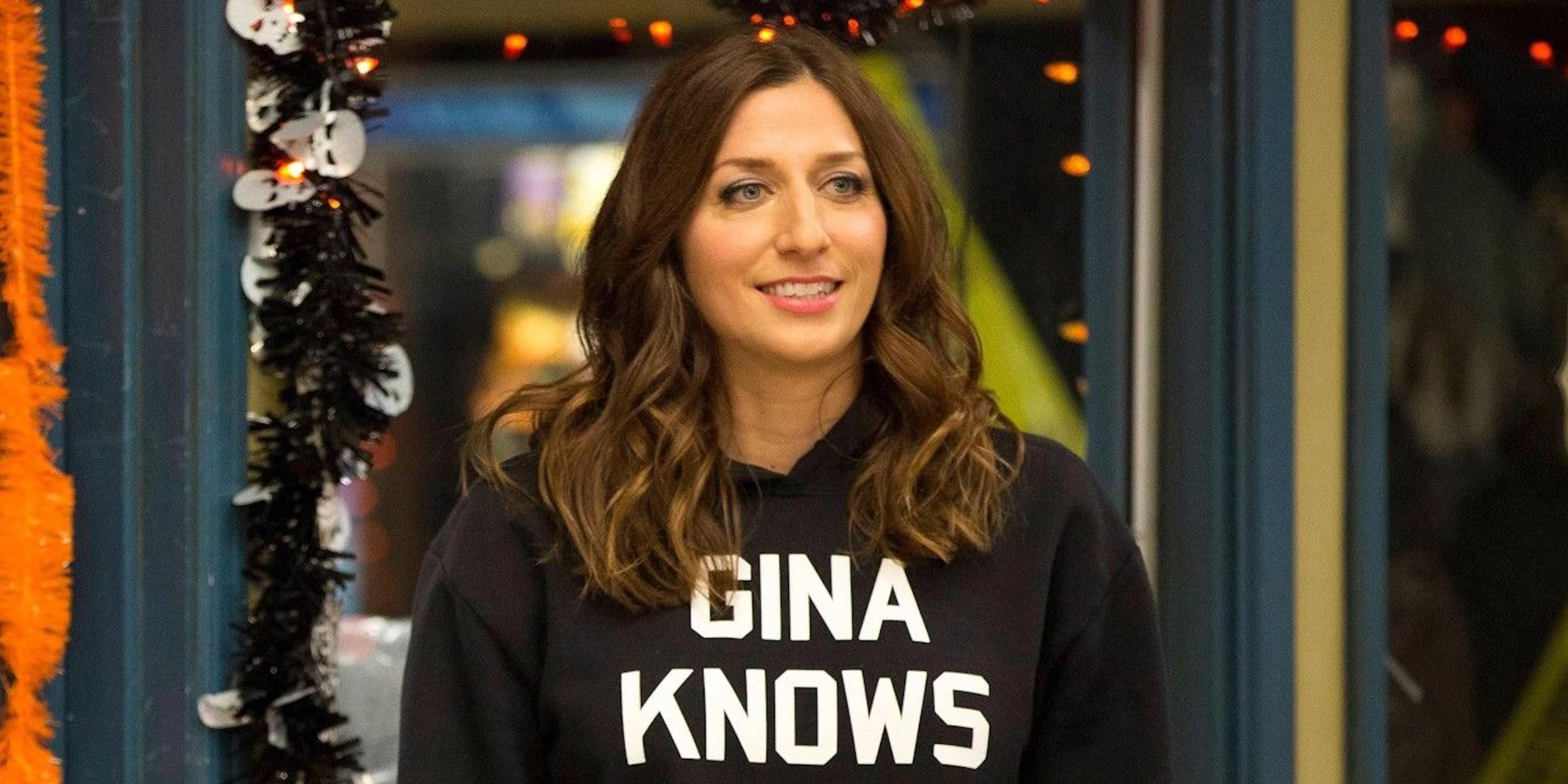 Gina smiling in Brooklyn Nine-Nine