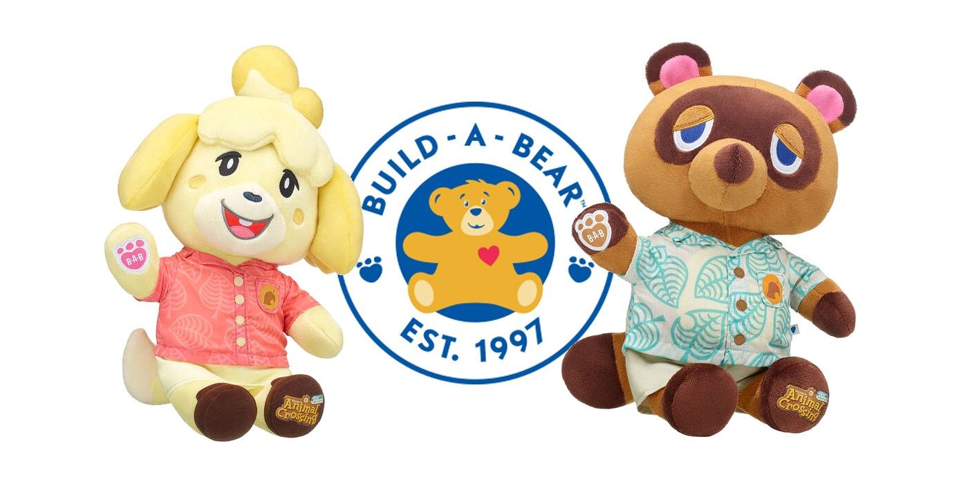 Build A Bear Animal Crossing Tom Nook And Isabelle