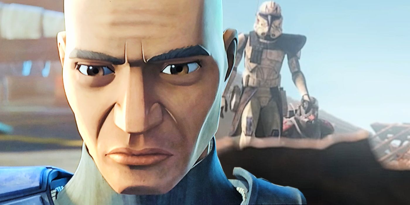 Captain Rex in Clone Wars and Bad Batch