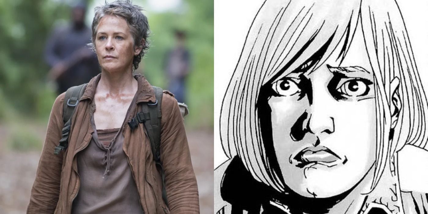 Carol on The Walking Dead.