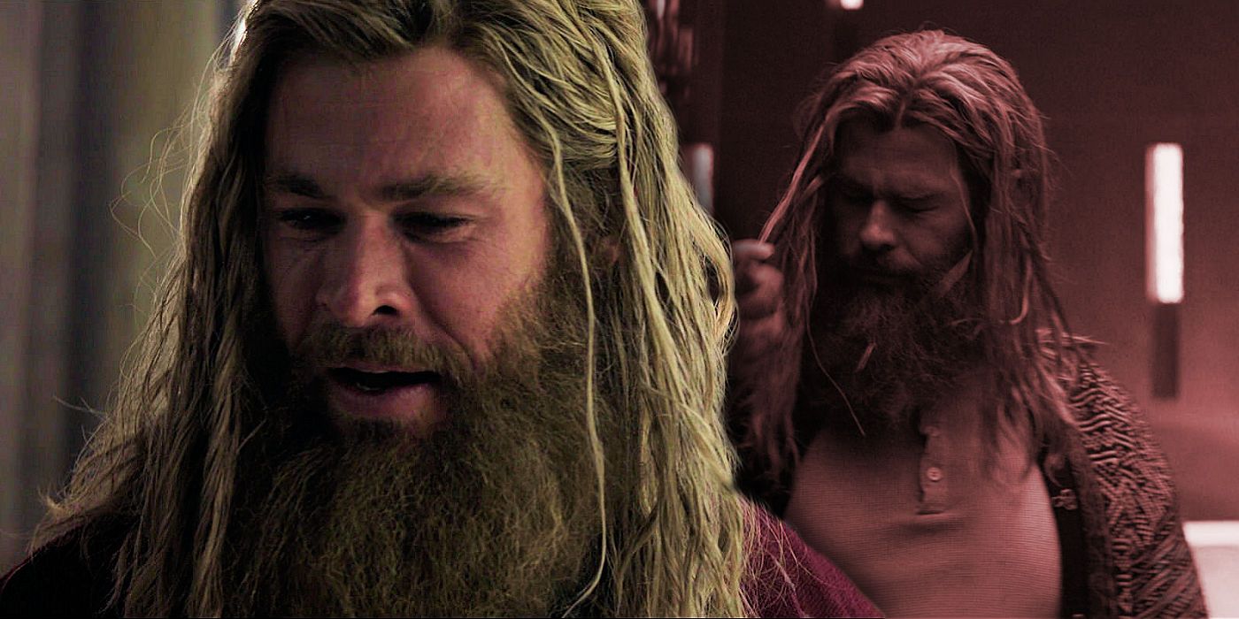 Chris Hemsworth as Fat Thor in Avengers Endgame