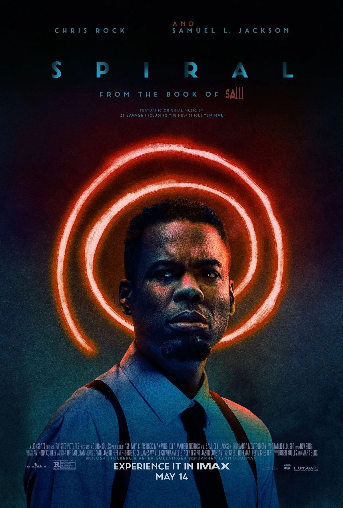 Chris Rock as Detective Ezekiel Banks Spiral From The Book of Saw Poster