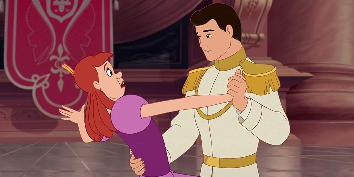 Prince Charming dancing with Anastasia in Cinderella III