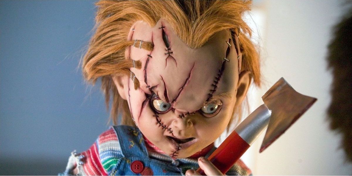 Chucky battles Andy with an Axe