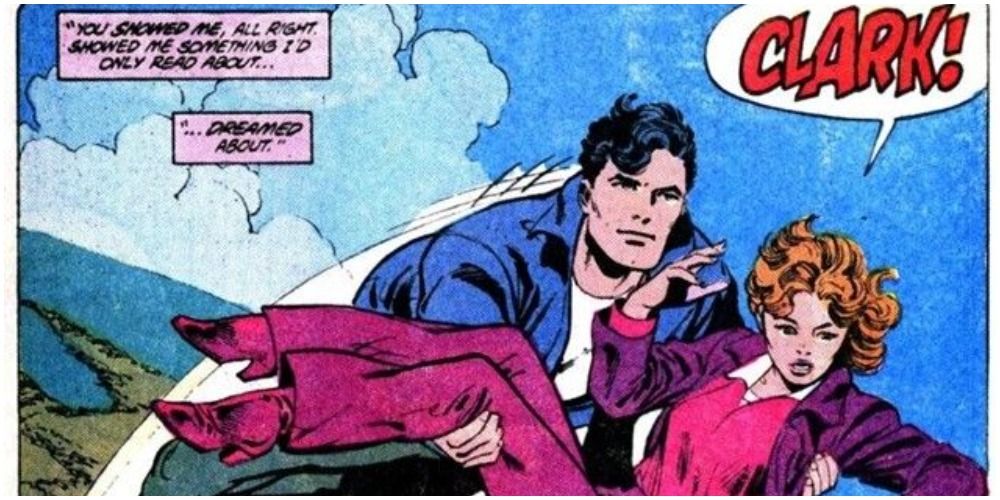 Clark Kent shows Lana Lang his powers