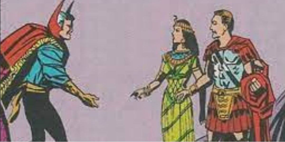 Stephen strange meets Cleopatra and Julius Ceasar