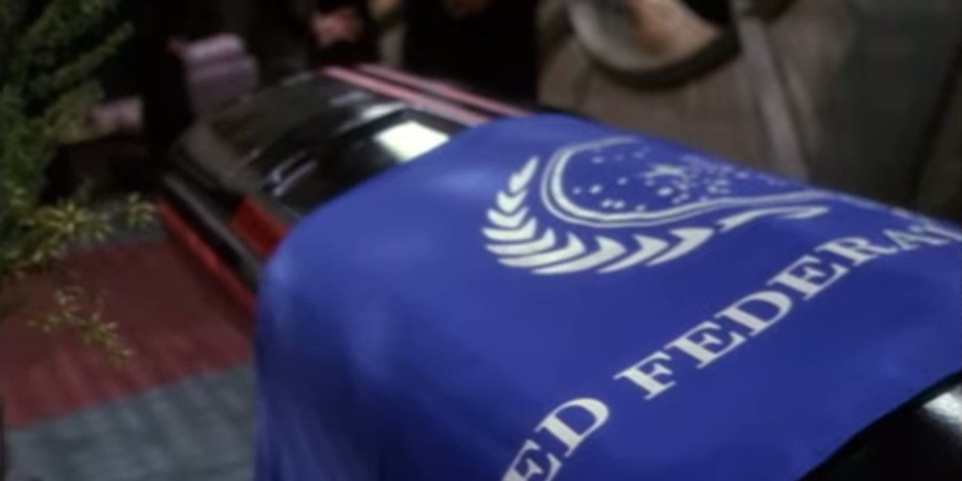 The Coffin Of Captain Lisa Cusak From Star Trek DS9