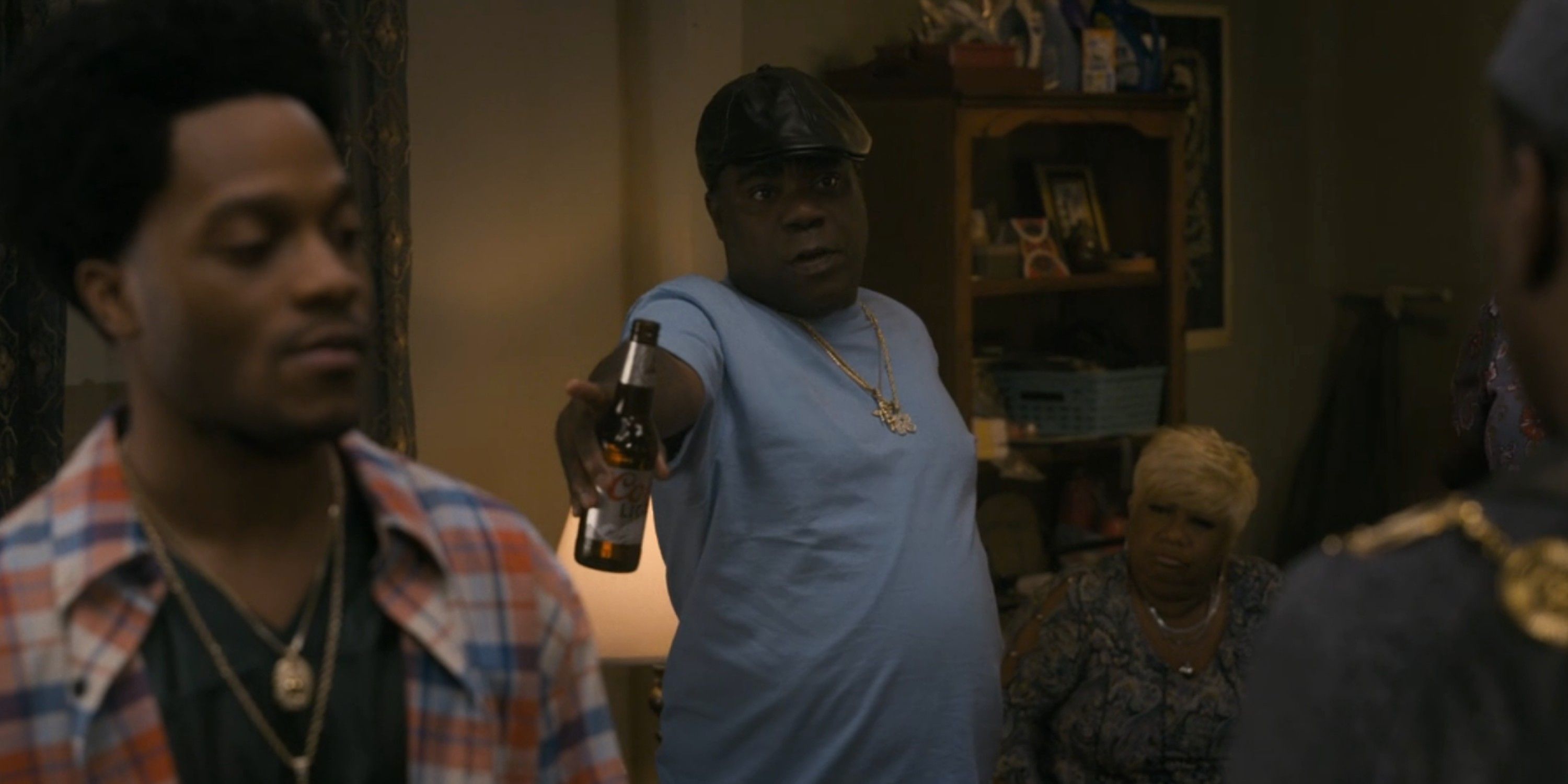 Jermaine Fowler as Lavelle Junson and Tracy Morgan as Reem Junson in Coming 2 America on Amazon Prime