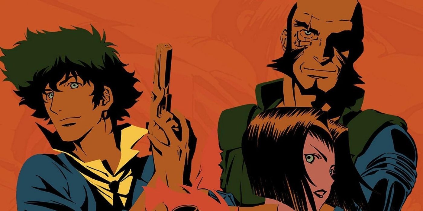 Spike, Faye and Jet Black in Cowboy Bebop