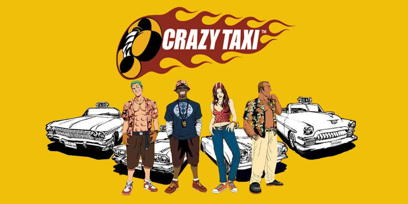 Cover for the Crazy Taxi 2000 Sega Game