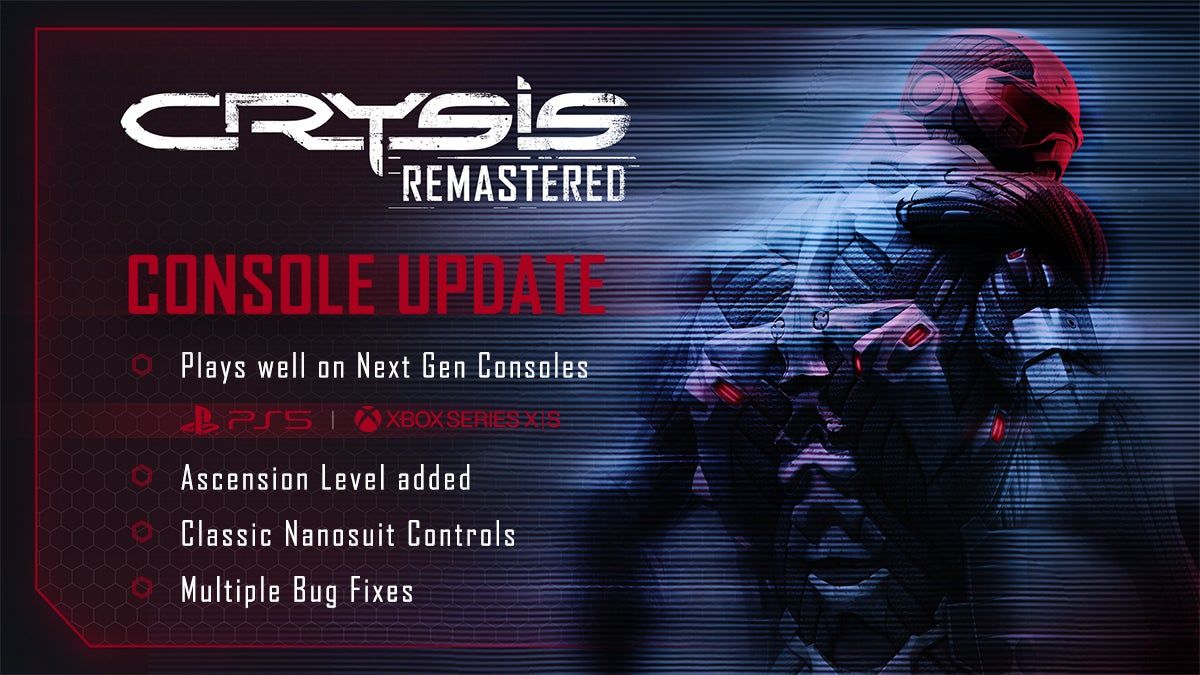 Crysis Remastered Console Update graphic