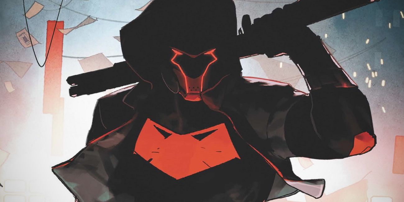 Red Hood on the cover of Future State Gotham