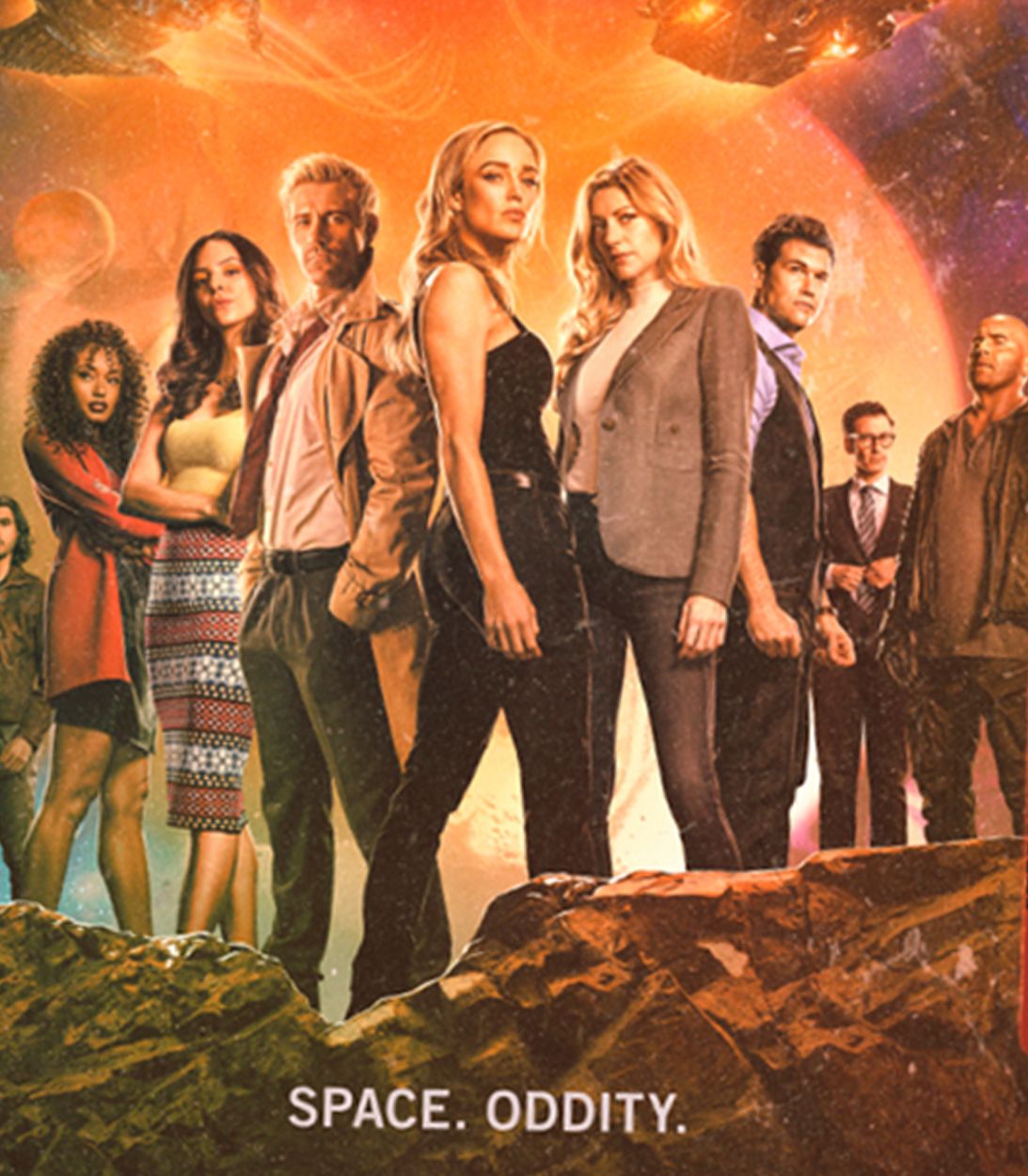 Main Cast on Poster for Season 6 of DCs Legends of Tomorrow