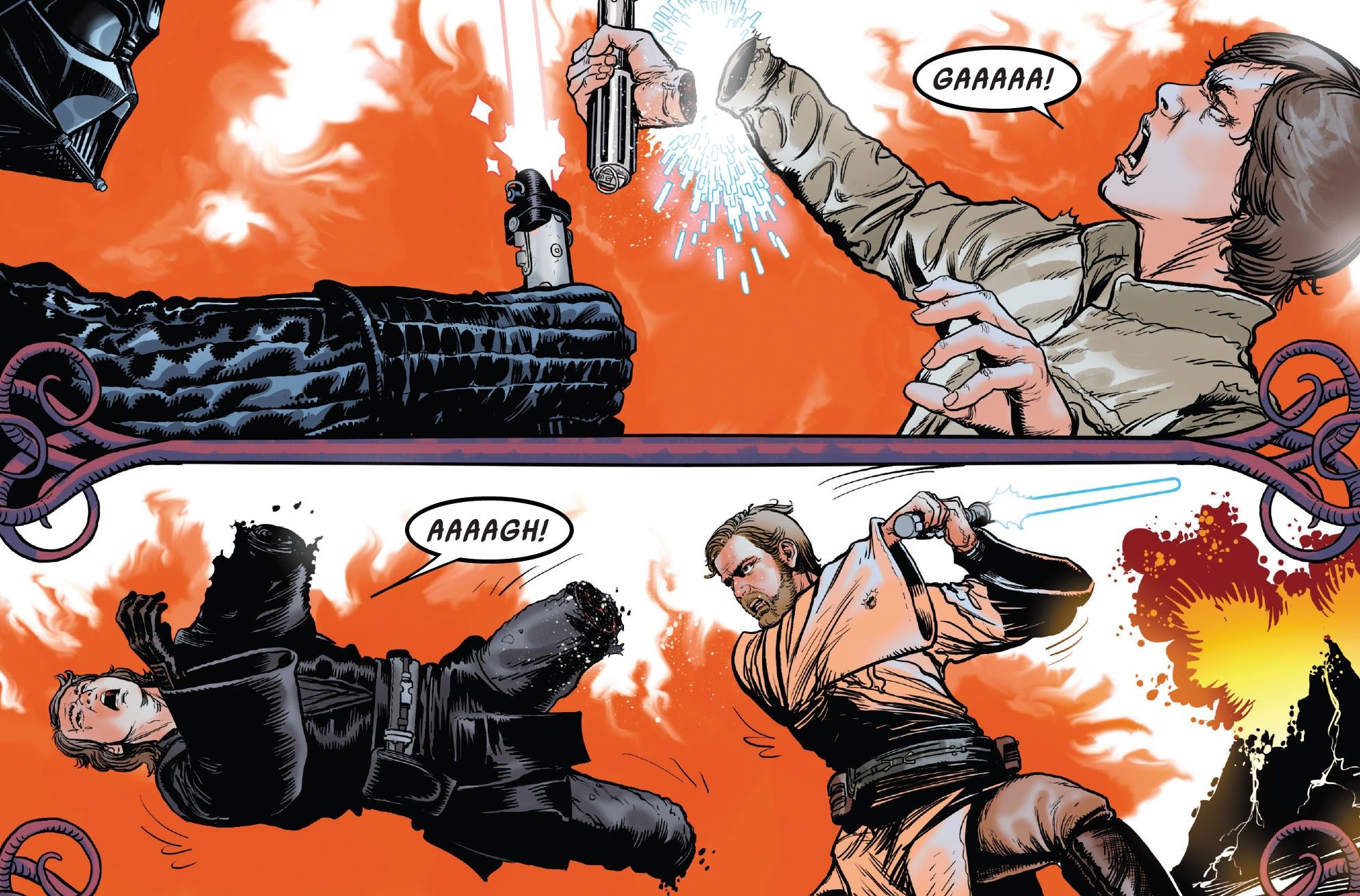 Darth Vader Luke Skywalker comic 10