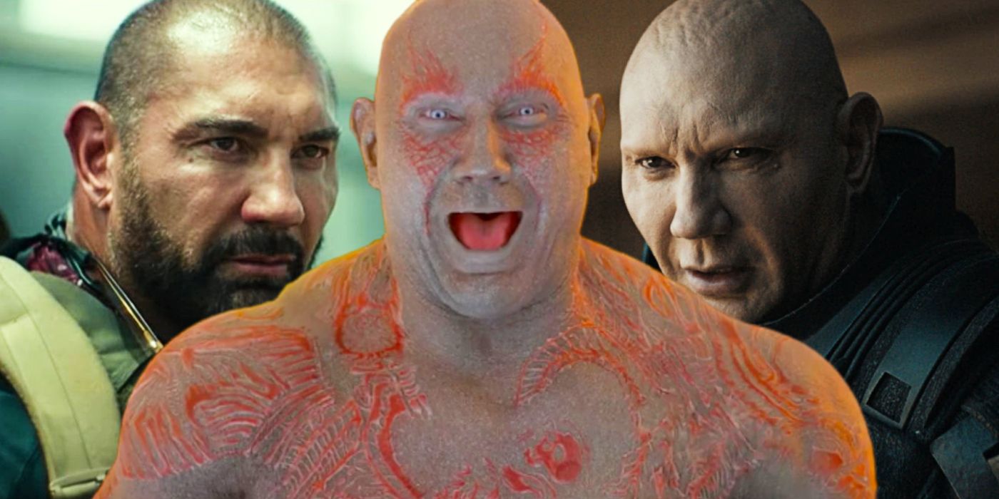 Dave Bautista in Army of the Dead, Dune, and Guardians of the Galaxy