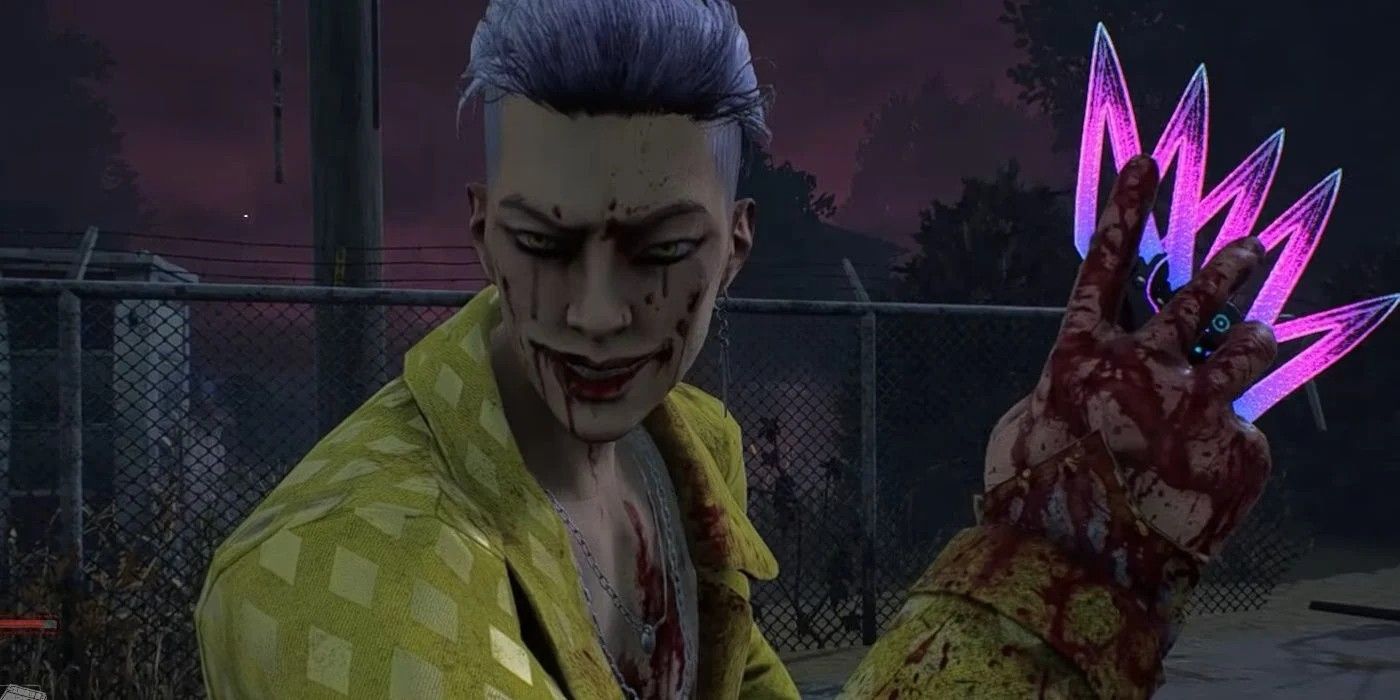The Trickster covered in blood in Dead By Daylight