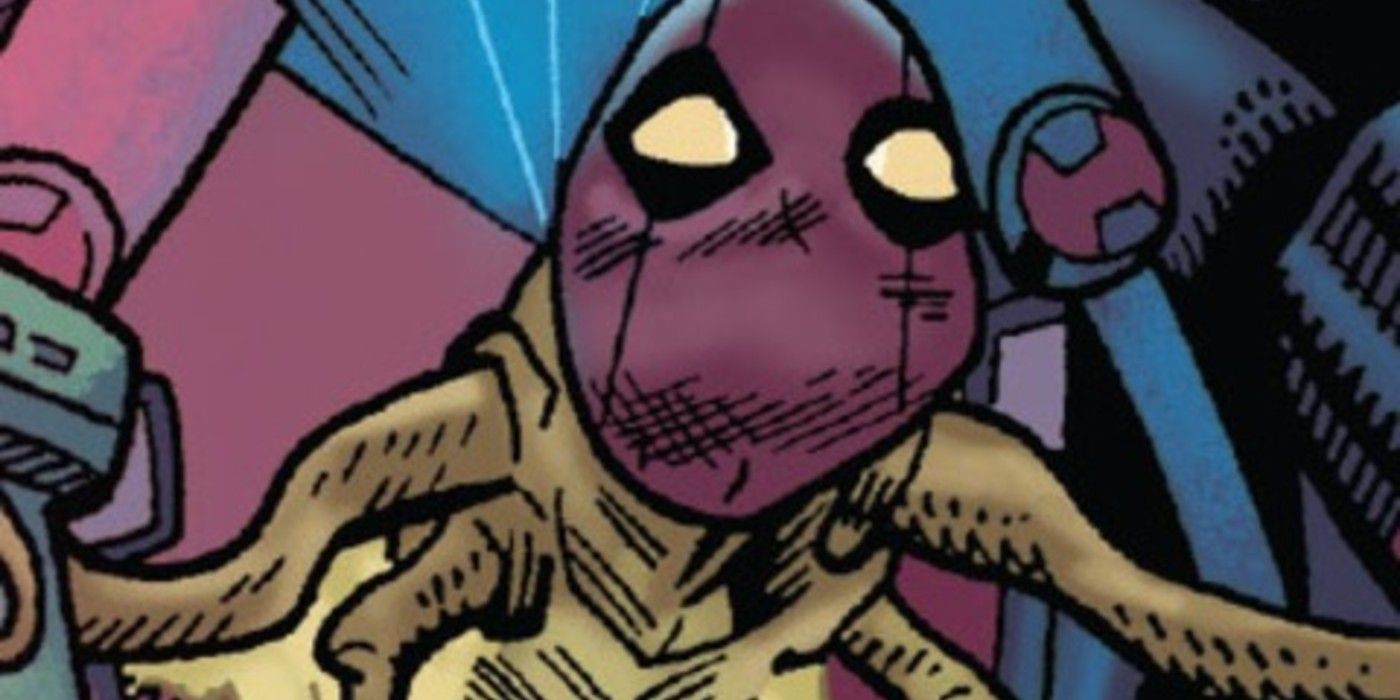 Deadpal Coming From Deadpools stomach in Marvel
