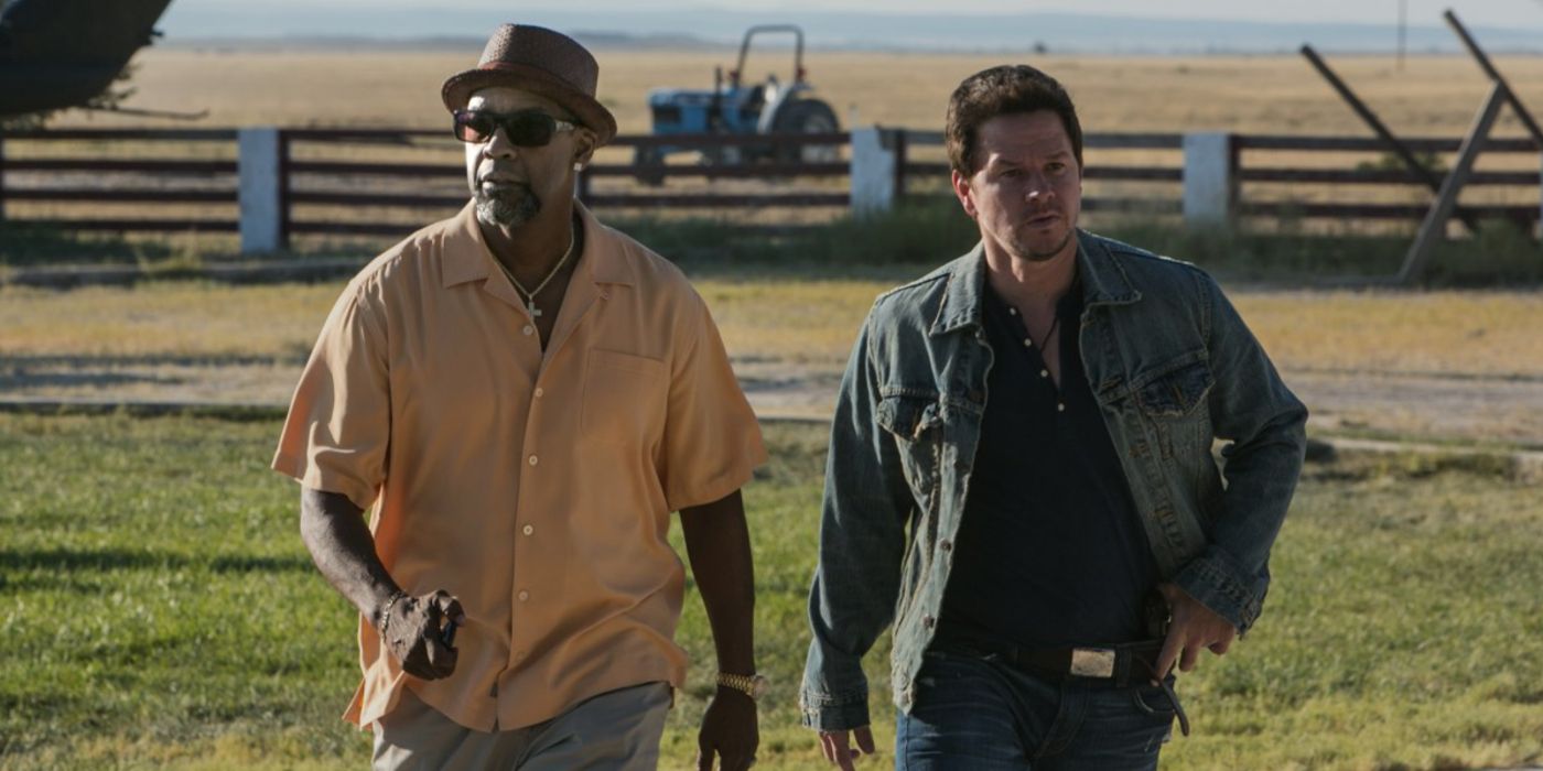 Denzel Washington and Mark Wahlberg in 2 Guns