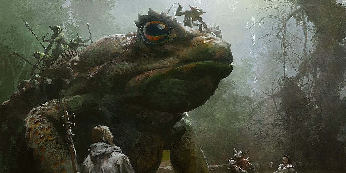 Destiny Early Fantasy Concept Art Giant Frog Goblins