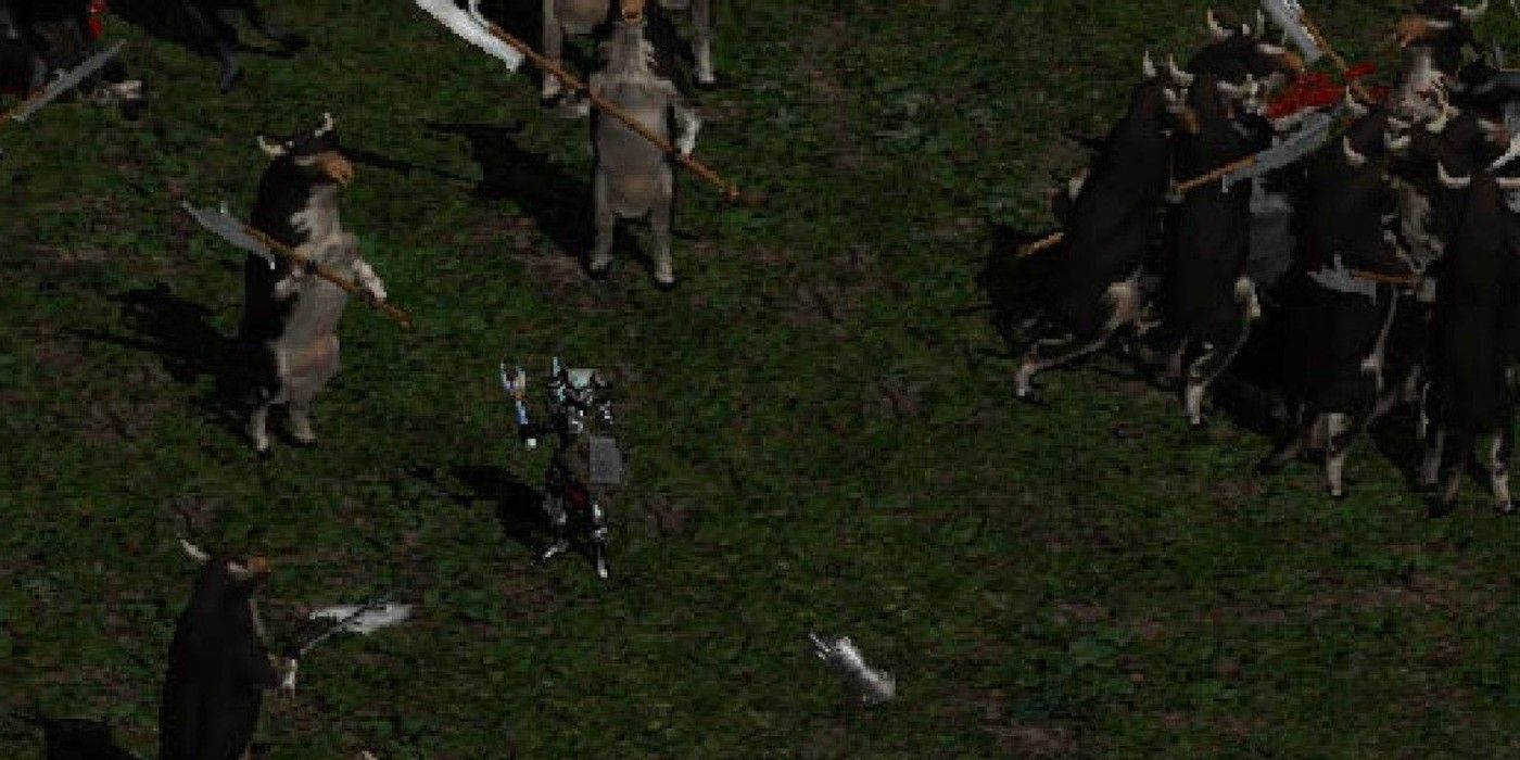 diablo 2 cow level without beating the game