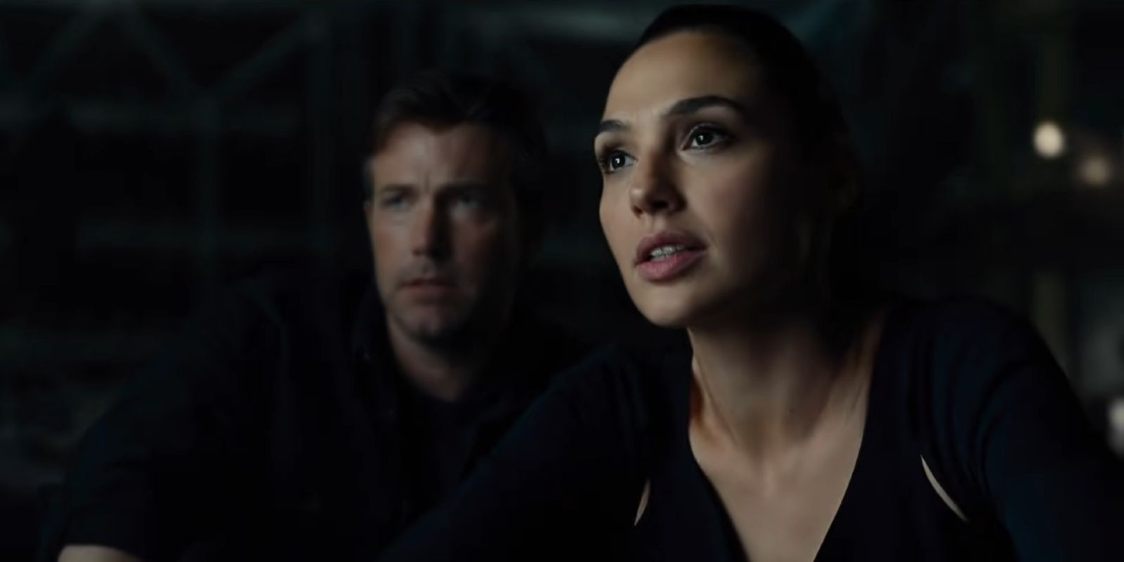 Diana Prince And Bruce Wayne In The Batcave - Zack Snyder's Justice League