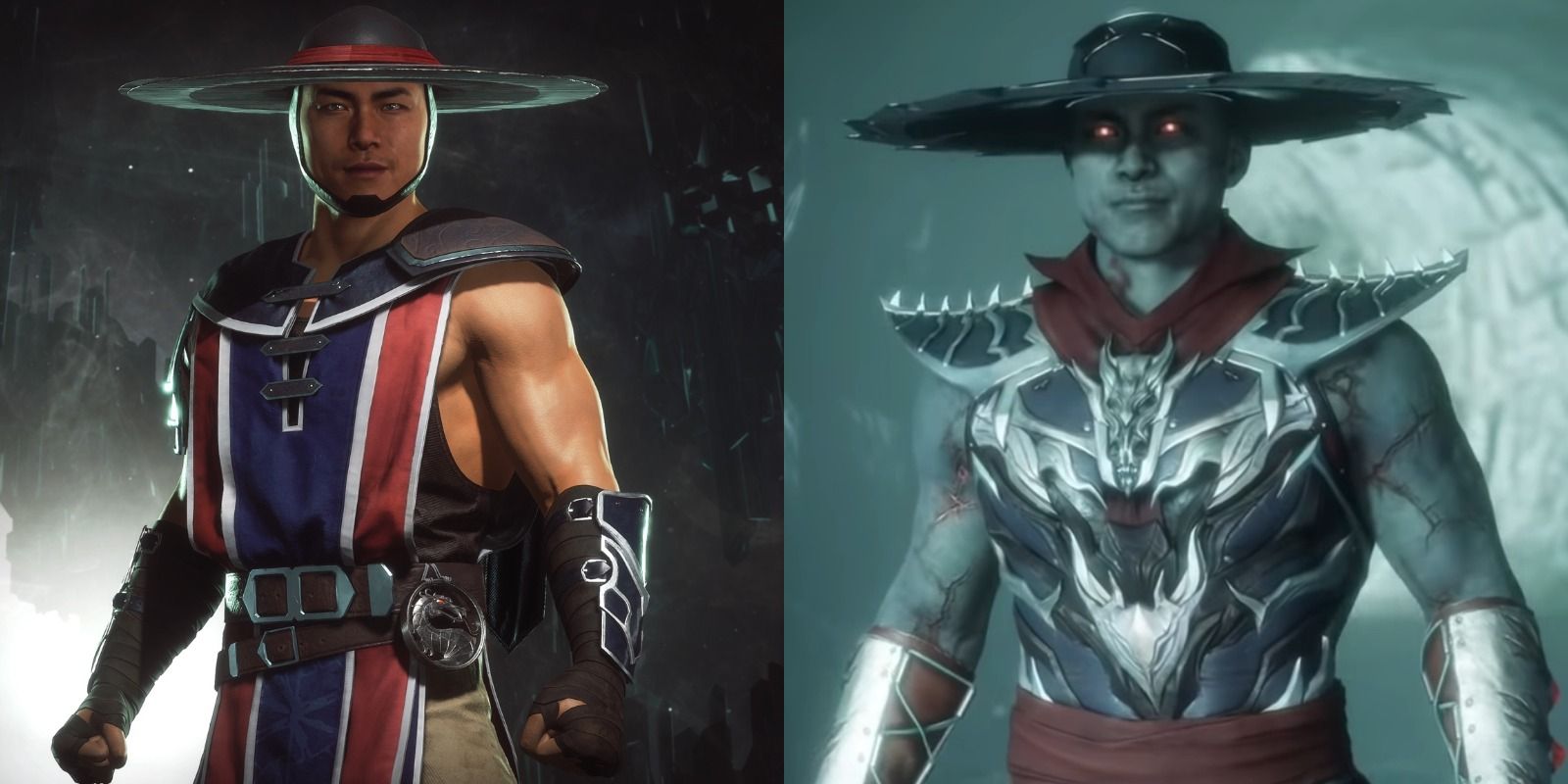 Different loadouts for Kung Lao in Mortal Kombat 11