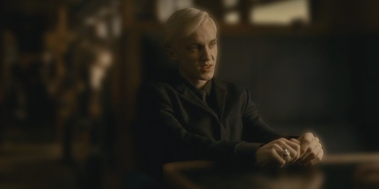 Draco Malfoy on the Hogwarts Express in Harry Potter