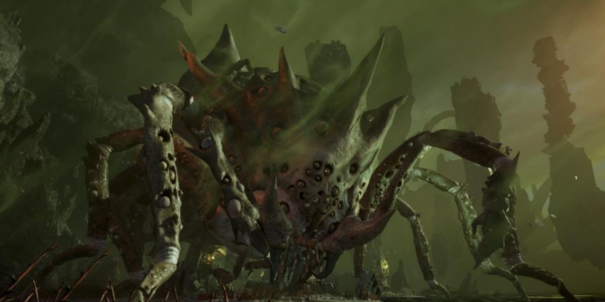 The Nightmare takes the form of a giant spider in Dragon Age Inquisition