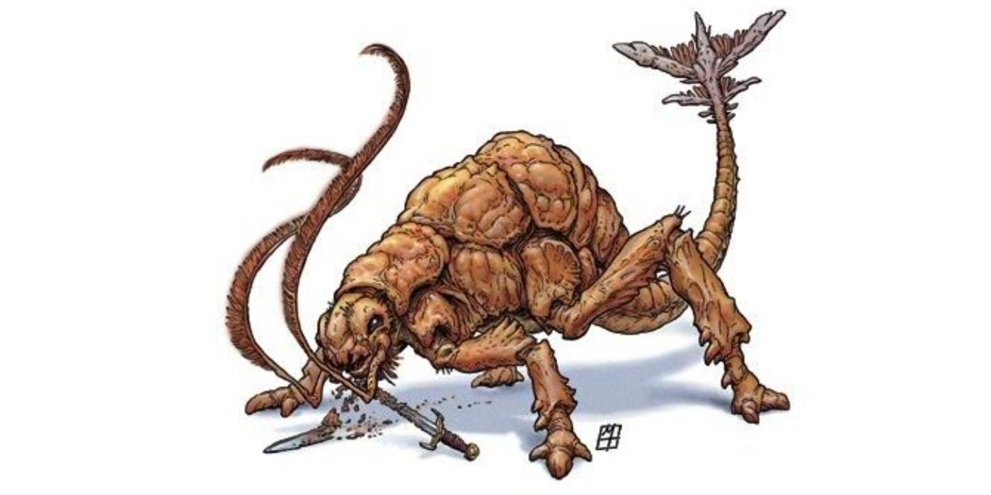 Dungeons and Dragons Rust Monster 3Rd Edition Artwork