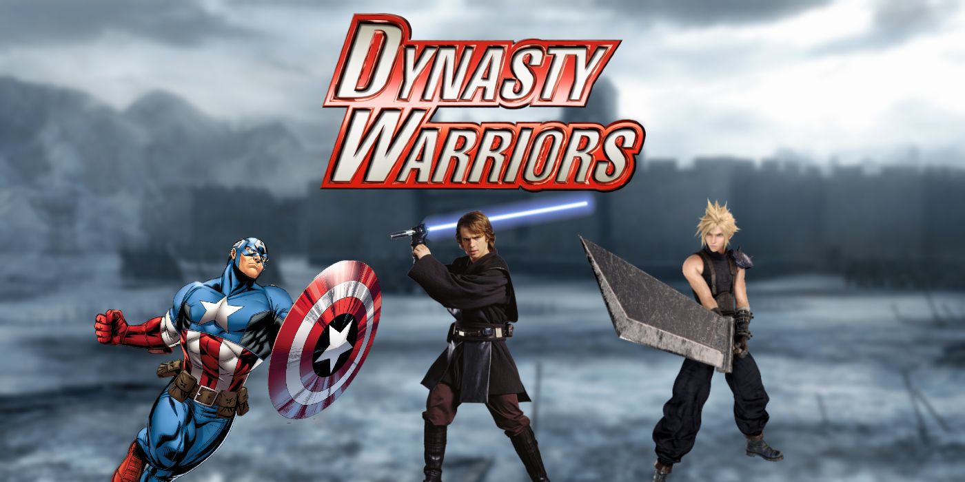 Dynasty Warriors Franchise Crossovers- Marvel, Star Wars, and Final Fantasy with Captain America, Anakin Skywalker, and Cloud Strife