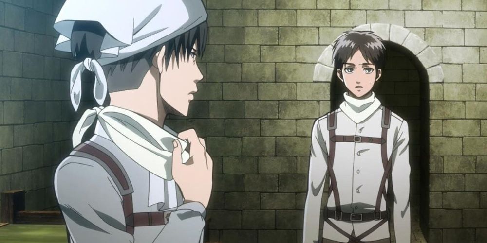 The relationship between Eren and Levi as depicted in the Attack on Titan anime.