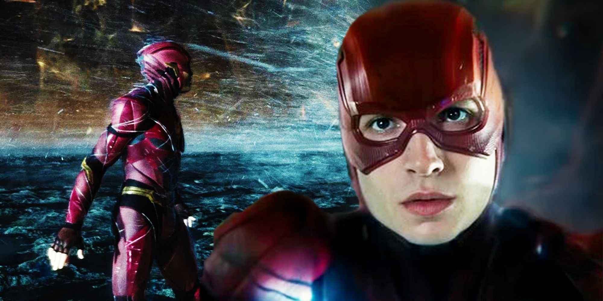 Ezra Miller as The Flash in the Justice League Snyder Cut