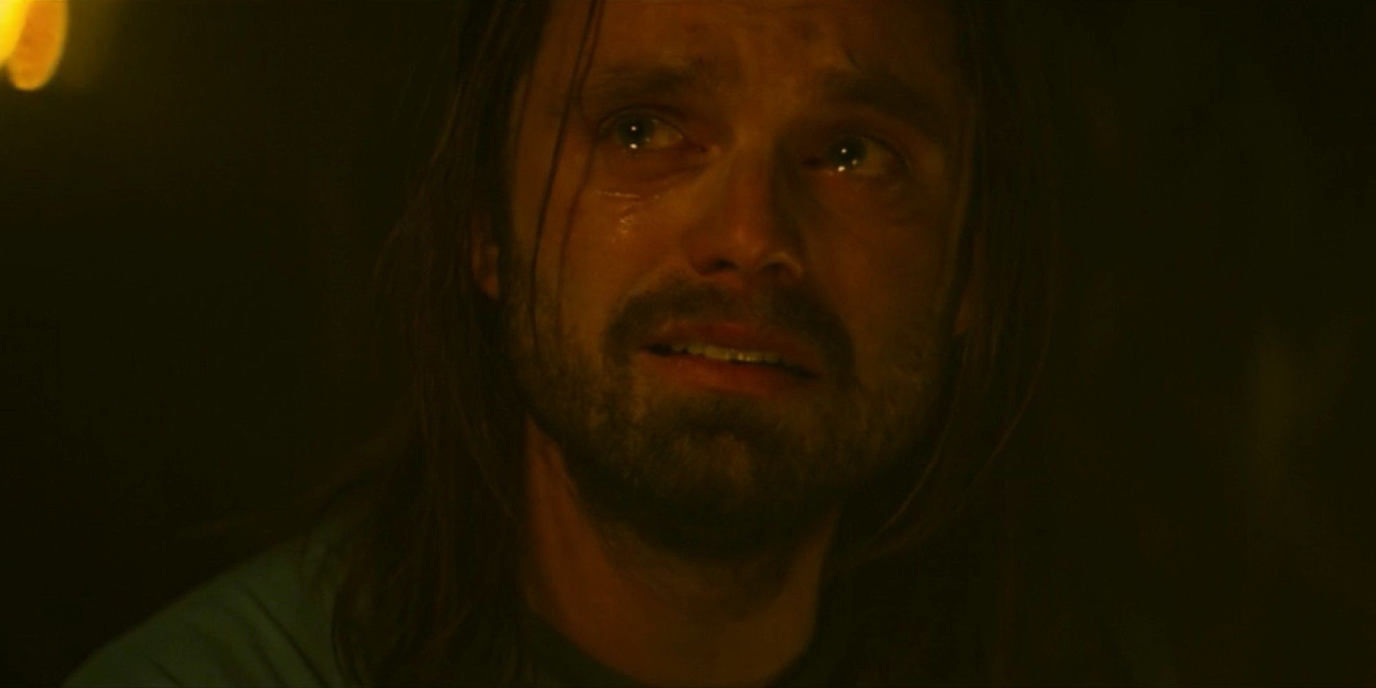 Bucky Barnes crying in Wakanda
