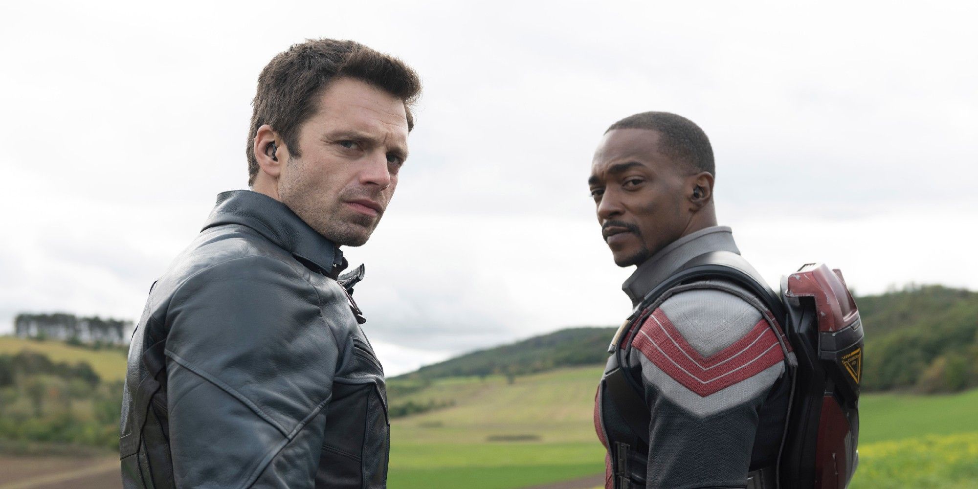 Bucky and Sam work together in The Falcon And The Winter Soldier