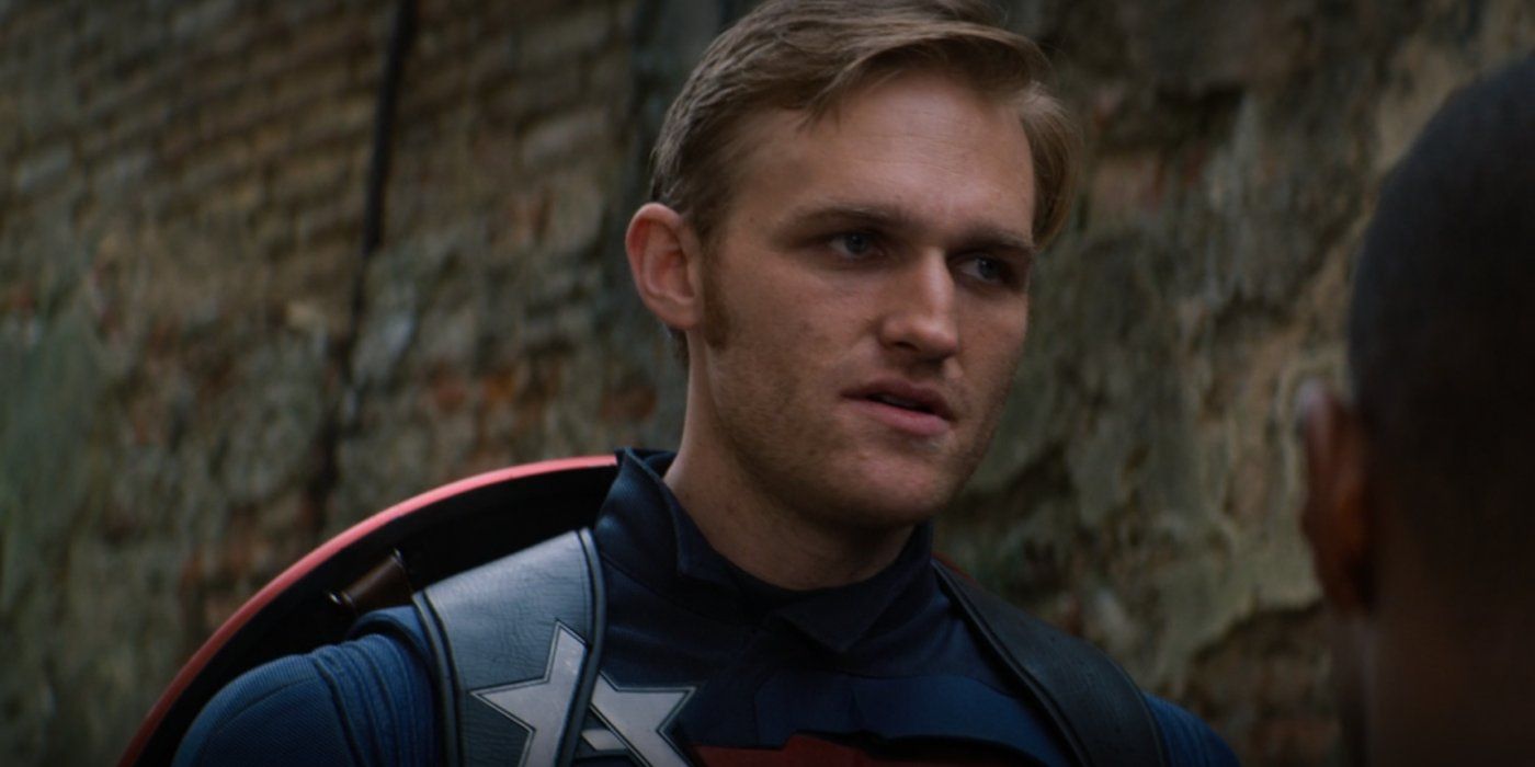 John Walker as Captain America in the Falcon and the Winter Soldier