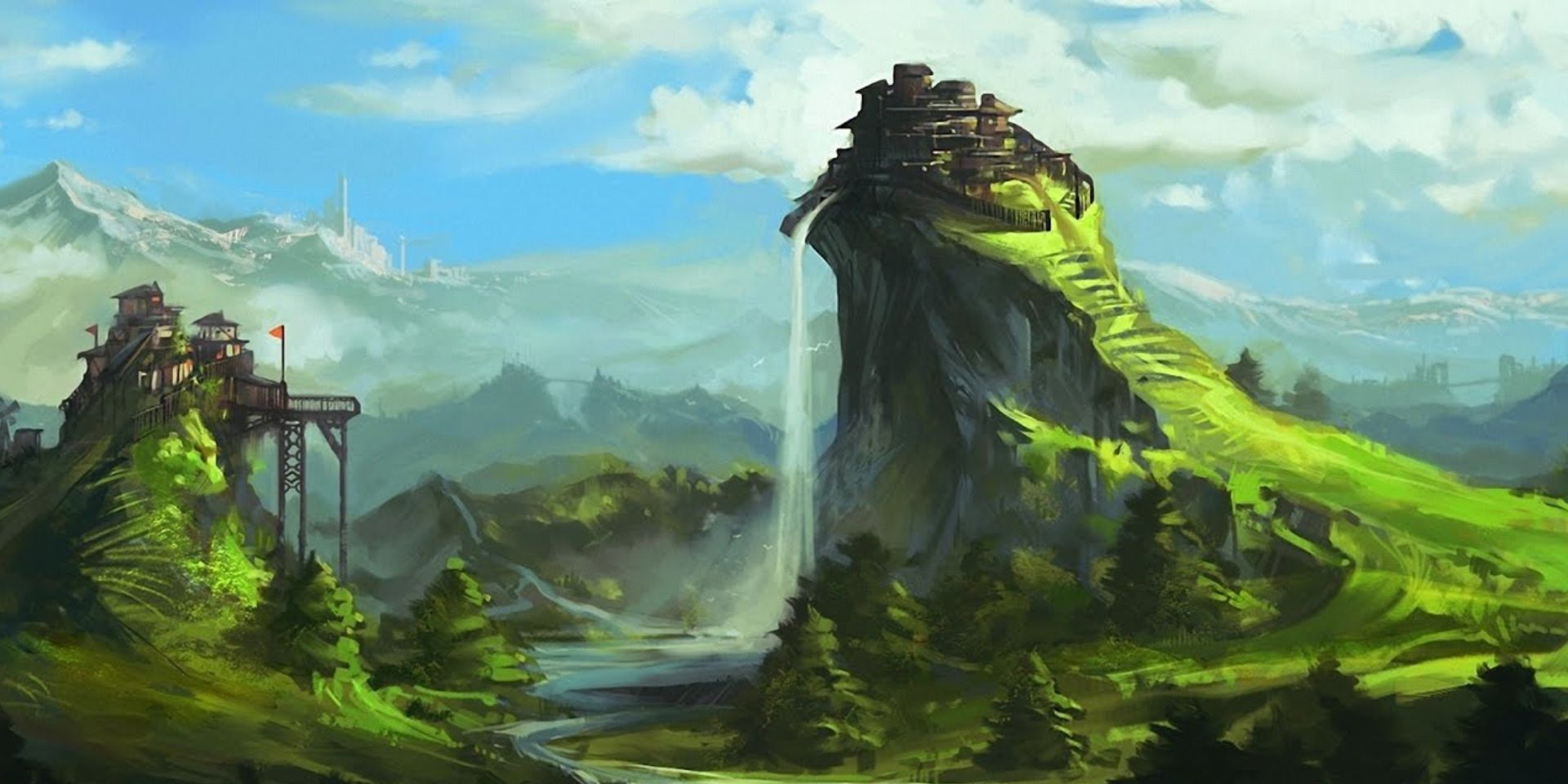 Fantasy RPG Non-Violent Landscape