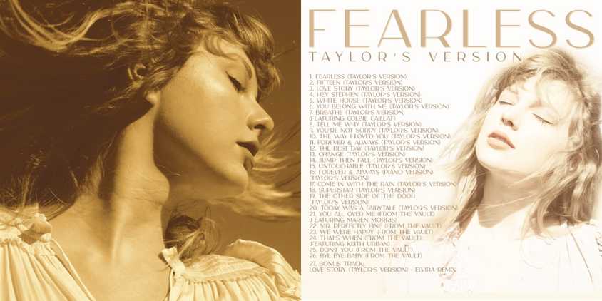 Cover of Fearless by Taylor Swift