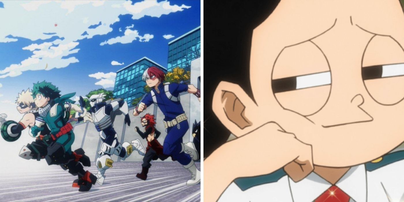 Cast of characters featured in the My Hero Academia anime.