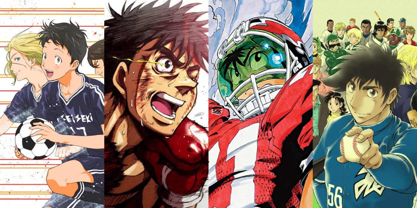 Sports Anime - soccer, boxing, football, and baseball anime