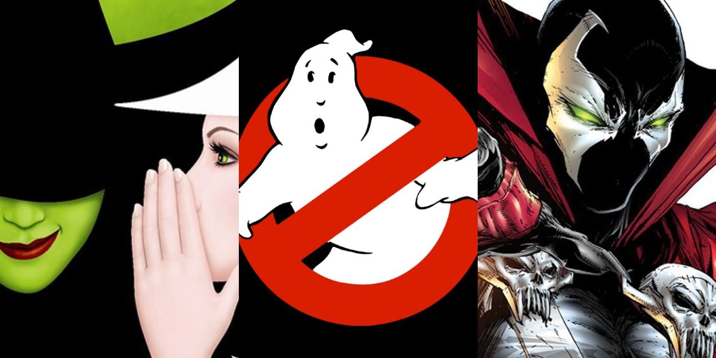 Collage of movies getting reboots, including Ghostbusters