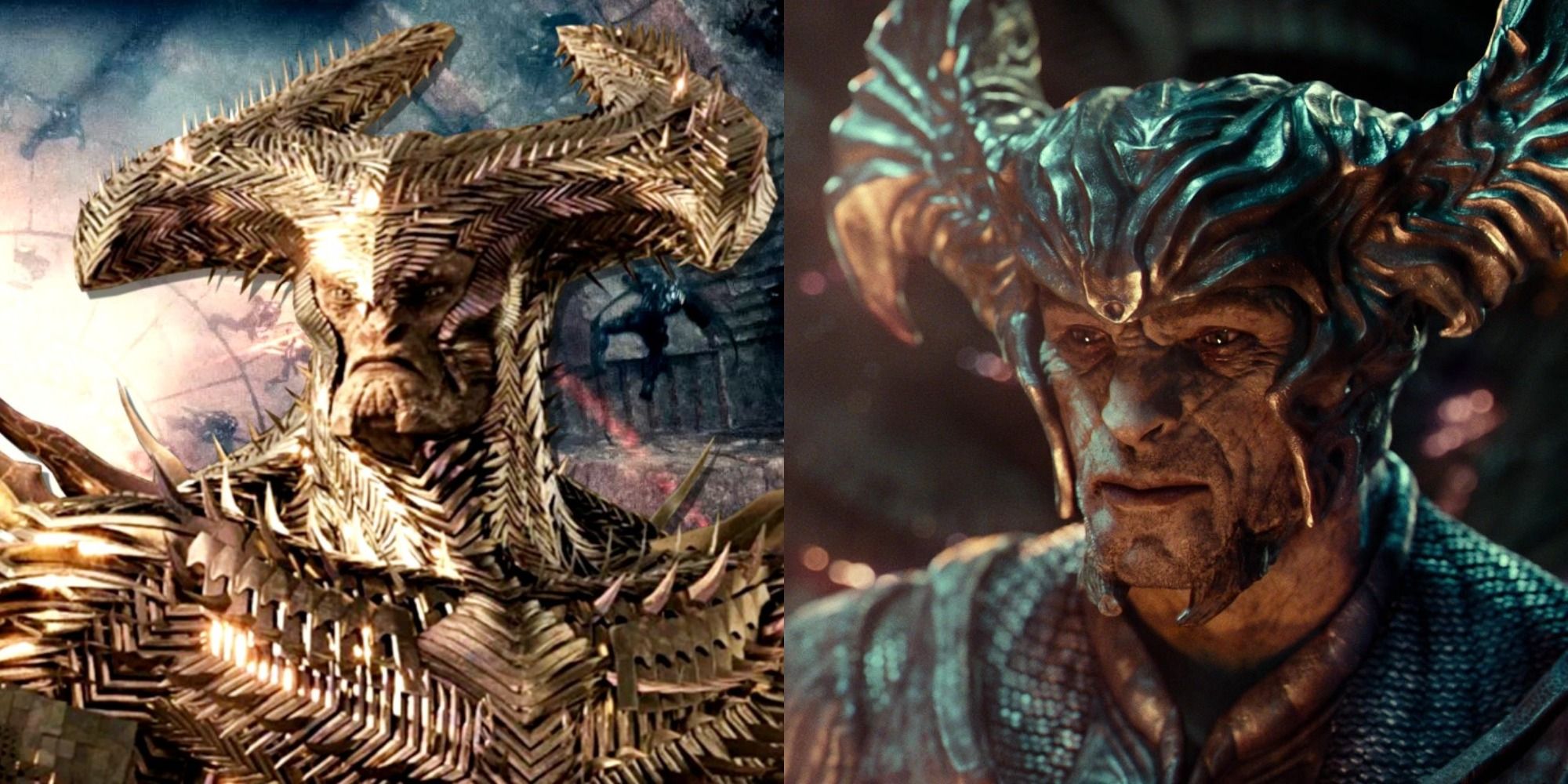 A featured image of Steppenwolf in Snyder's cut and Whedon's version