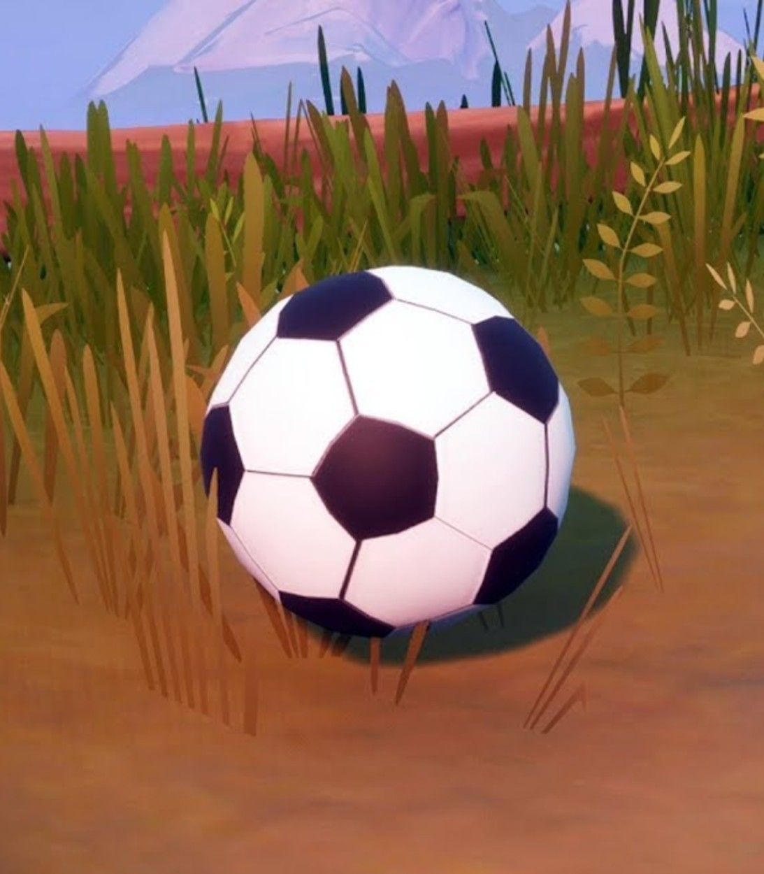 A soccer ball in Fortnite