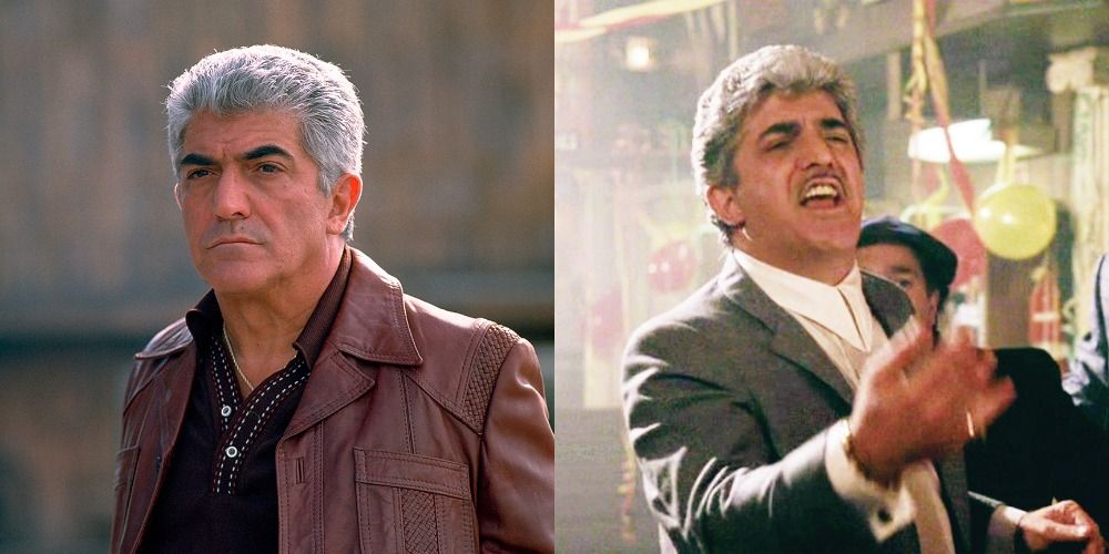 Frank Vincent's portrayal of Bully Batts and Phil Leotardo