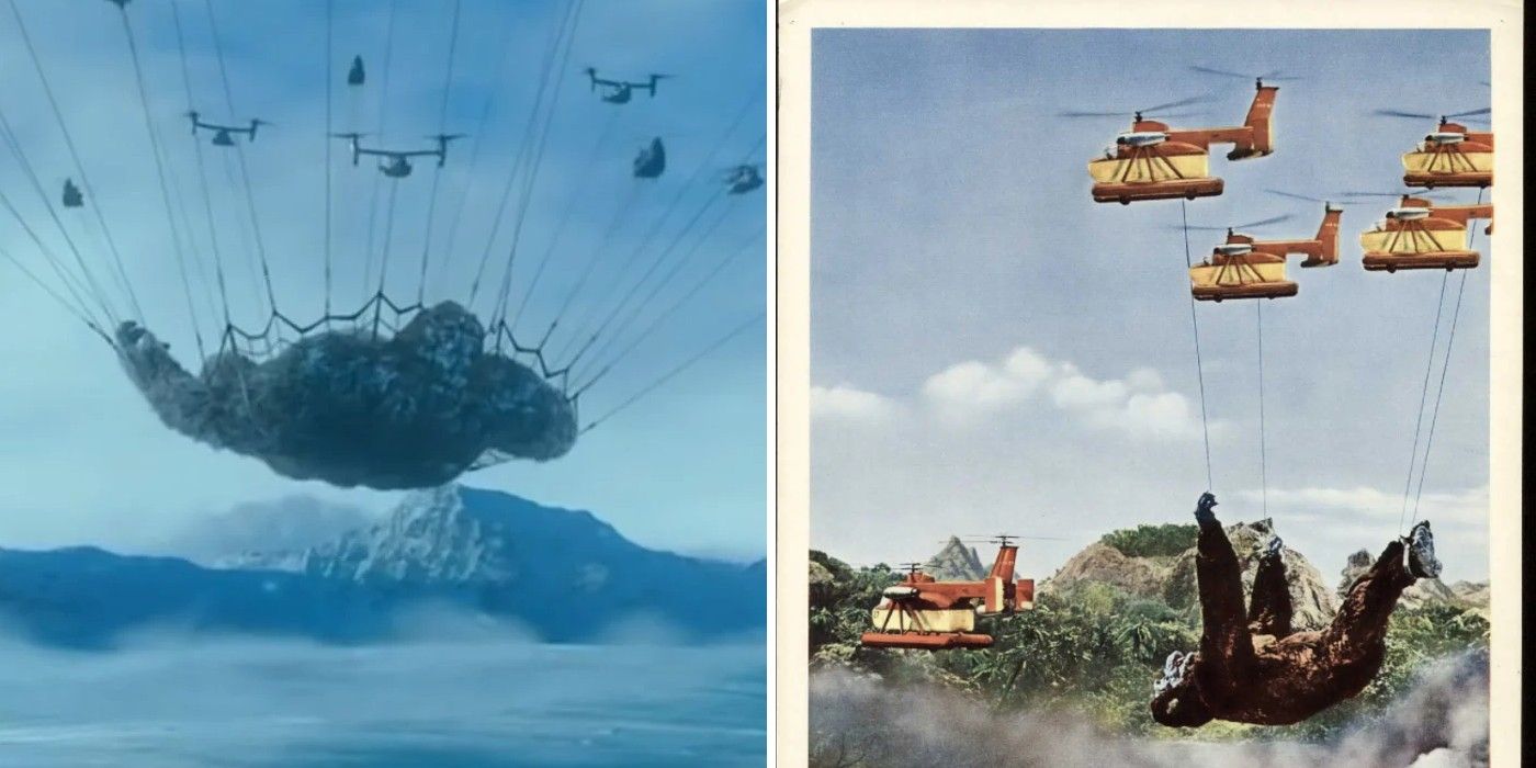 Godzilla Vs Kong Helicopter Lift