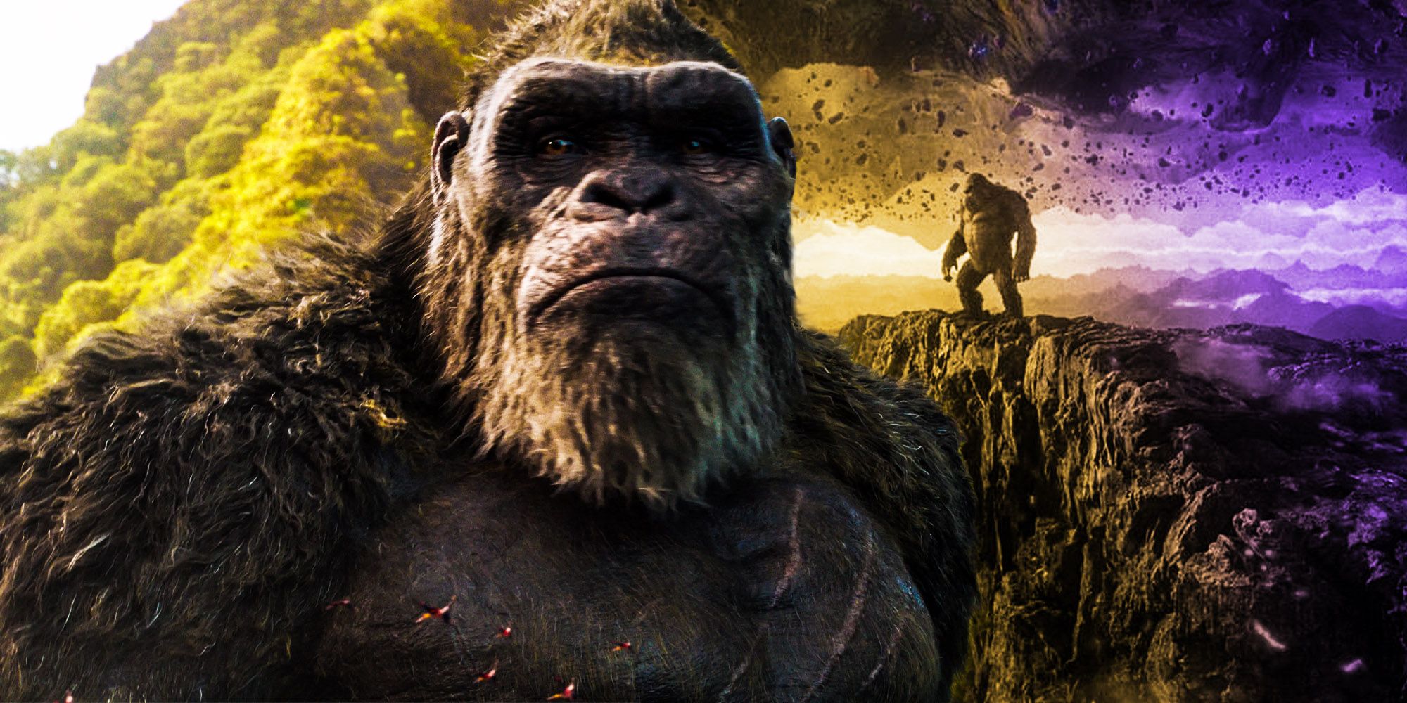 Godzilla vs king kong Hollow Earth Titan home