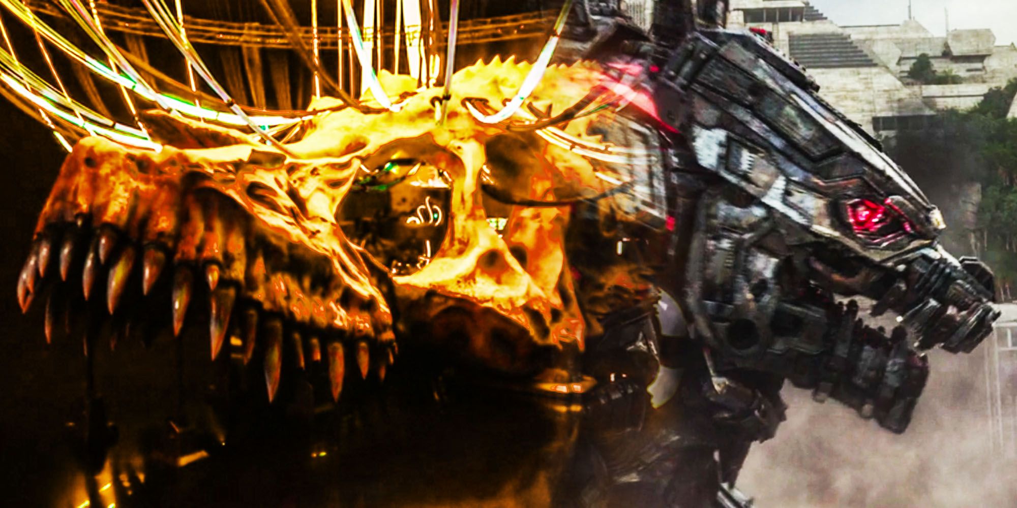 Godzilla vs kong ghidorah skull mechagodzilla