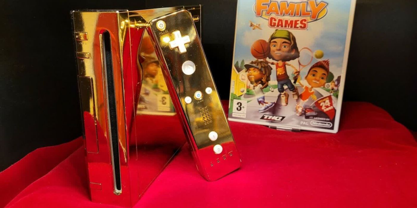 Screen RantGolden Nintendo Wii Made For The Queen Of England Selling For $300,000