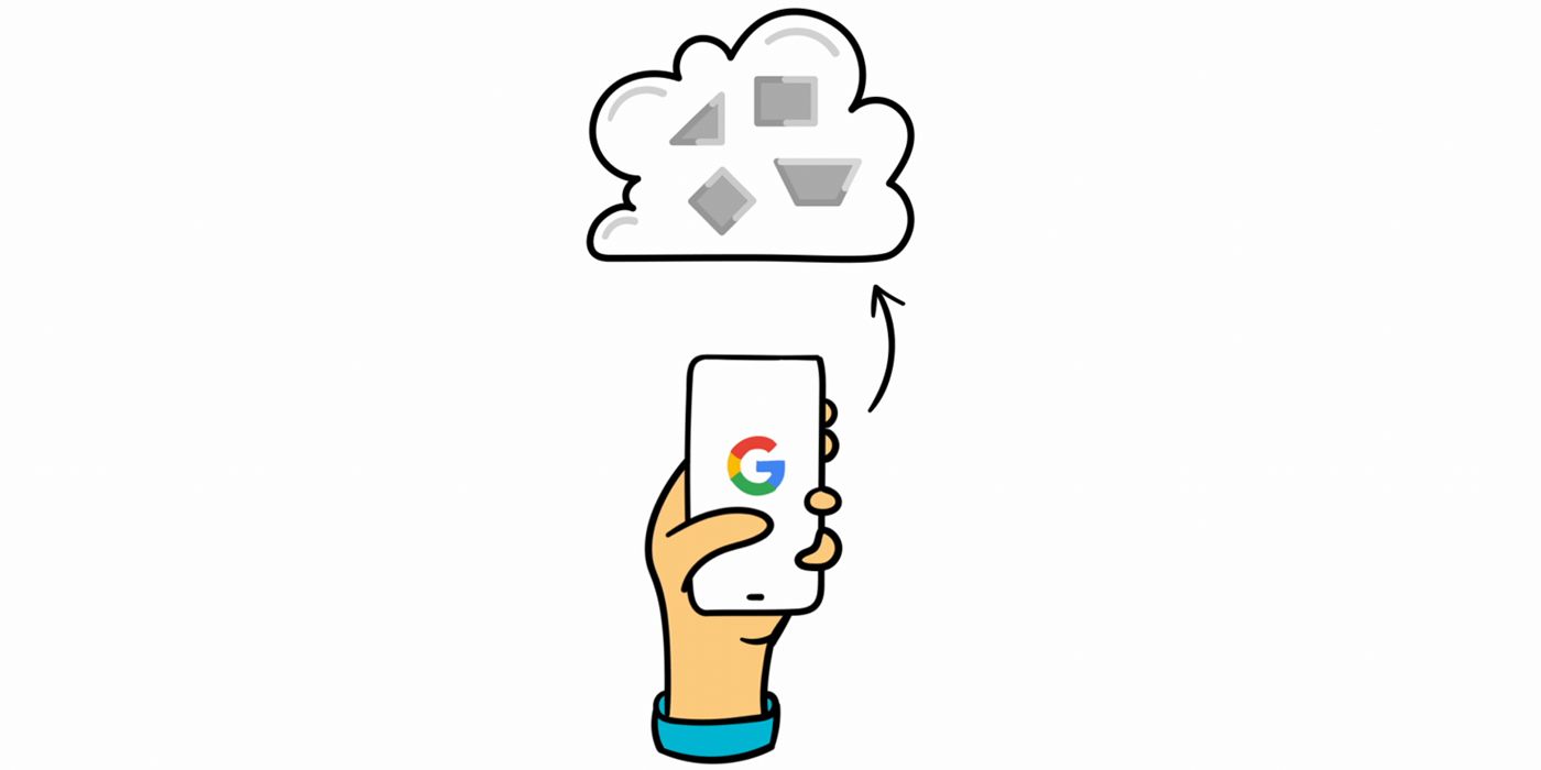 Google Pixel cloud and AI graphic
