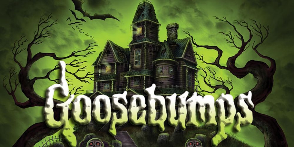 A creepy house on the cover of Goosebumps
