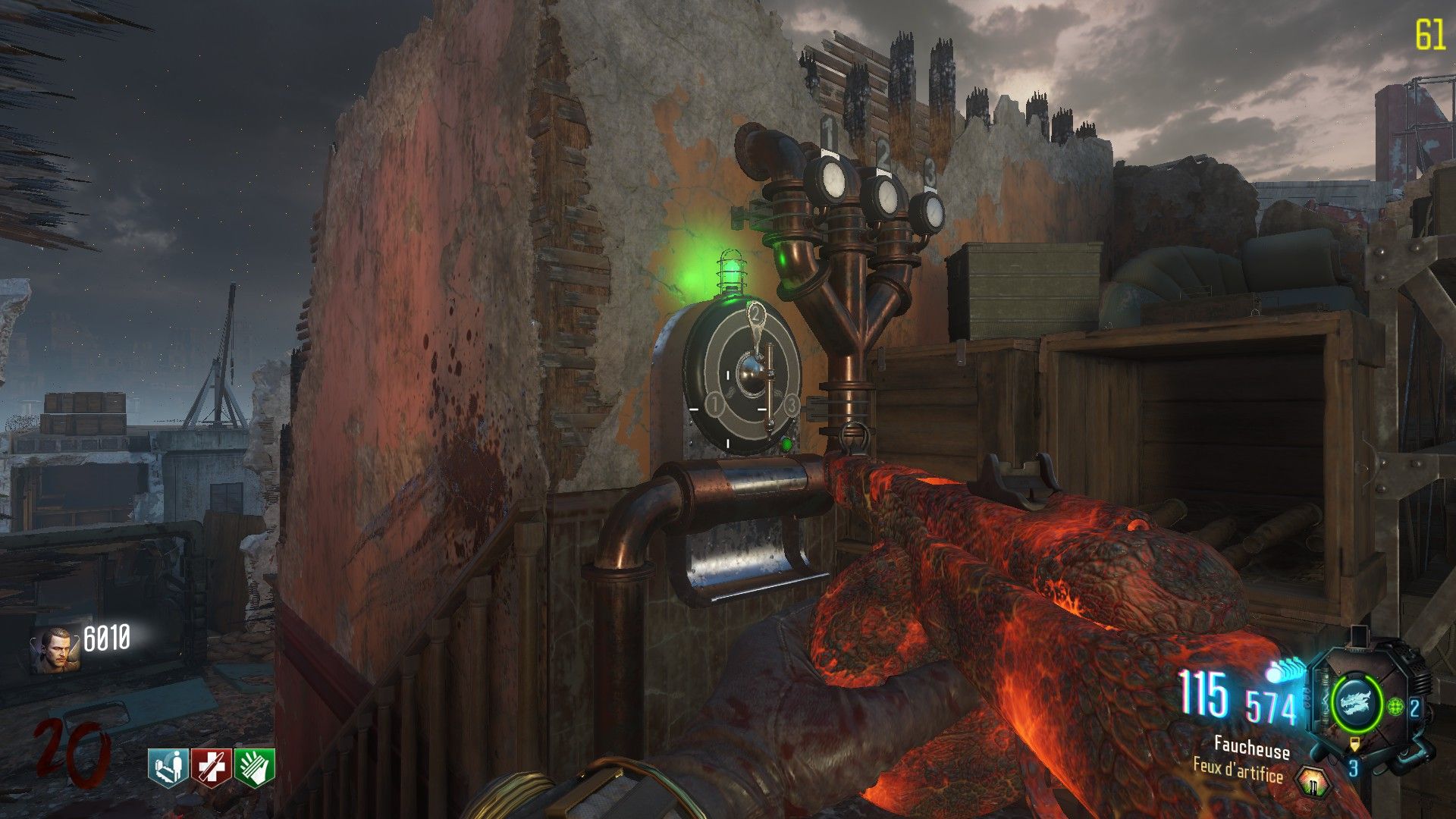 The cylinder machines on Black Ops III's Gorod Krovi zombies map.